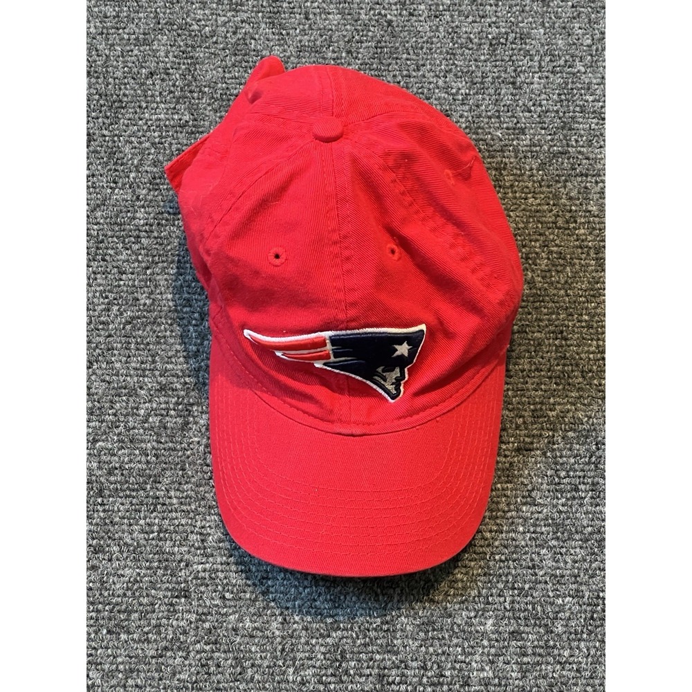 Reebok New England Patriots Red Strap Back Hat Football Cap Red